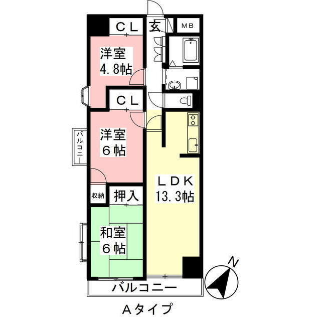 日本泉ビルの間取り