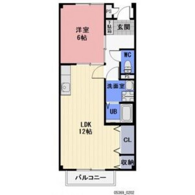 山県市高木のアパートの間取り