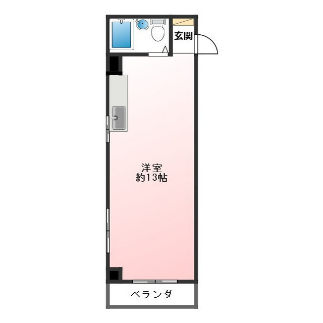 岐阜市県町２丁目の賃貸マンションの間取り