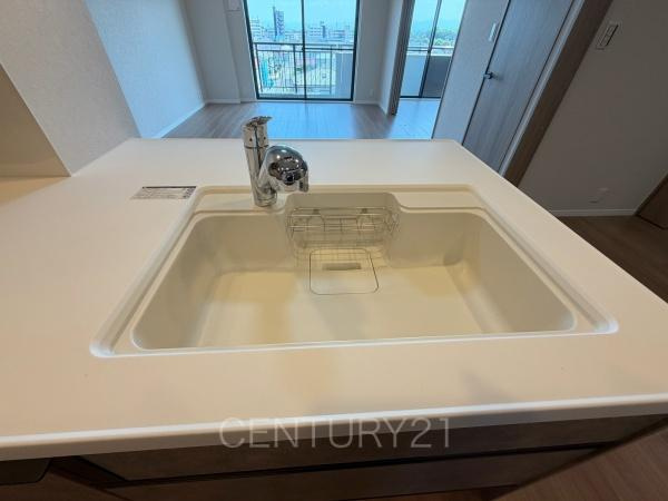 ダイヤモンドスクエア前橋のキッチン|浄水器付きです。