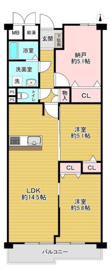 【間取り】 | シャトー三愛