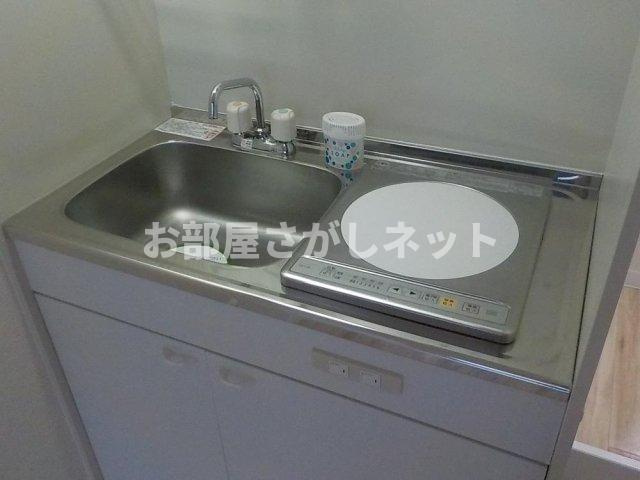 セブンスターハイツ代々木【おとり物件なし】#学生・社会人にオススメ！初期費用分割払いOK！のキッチン|1口IHコンロ