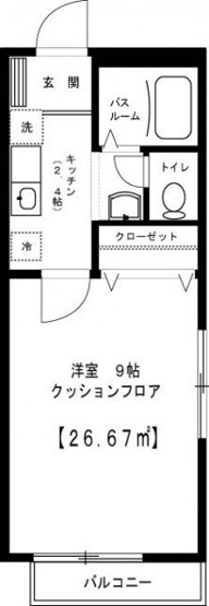 【間取り】 | ルミエール狛江-岩戸北1丁目-