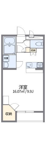 レオパレス成田の間取り