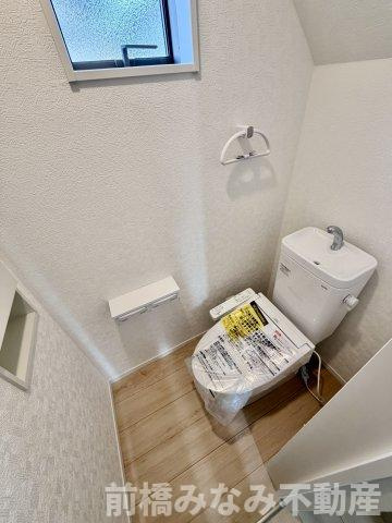 【新築】高崎市吉井町吉井川第3　２号棟(全５棟)　クレイドルガーデン　新築建売分譲のトイレ|トイレです
