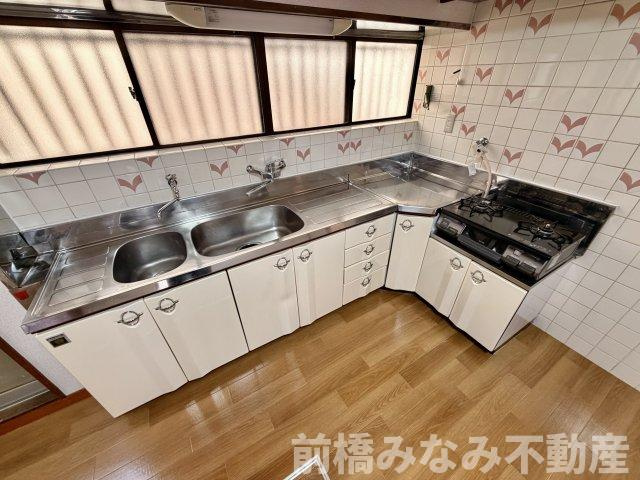 【中古】前橋市下細井町　５DKのキッチン|お料理しやすいキッチンです