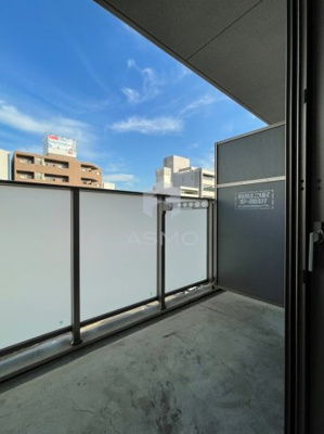 【バルコニー】 | ハーツ天満橋 | 同マンション別部屋　参考写真