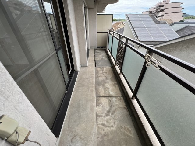 姫路市北条梅原町の賃貸マンションのバルコニー