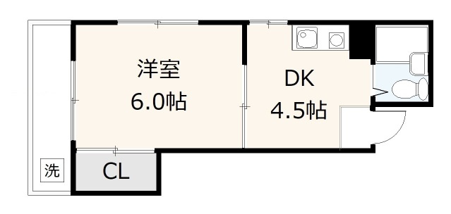 清和京橋の間取り