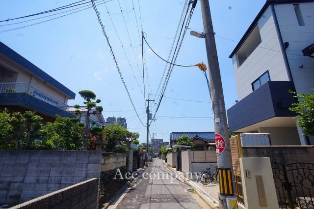 【前面道路含む現地写真】 | 八尾市東本町2丁目 | 【前面道路：幅員約3.4ｍ】