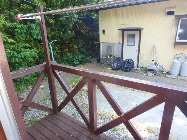 S0504R　原貸家（大島）のバルコニー