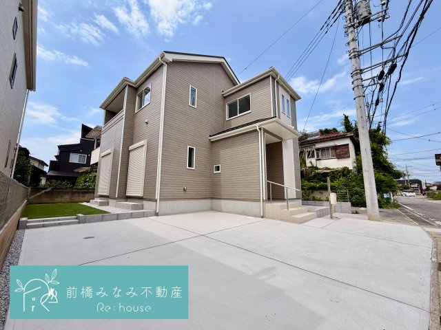 【新築】前橋市青柳町　限定１棟　ハートフルタウン　新築建売の外観|外観もきれいです