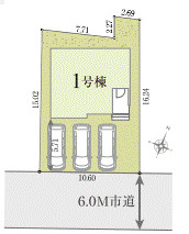 | リナージュ近江八幡市船木町０１期 | 区画図