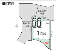  | リナージュ東近江市長勝寺町０１期 | 区画図