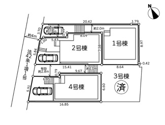 【外観】 | 中央区すすきの町  1号棟 8期 | 販売現地
