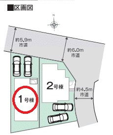  | リナージュ野洲市近江富士３丁目０２期 | 区画図