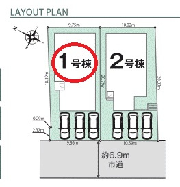  | リナージュ湖南市サイドタウン２丁目０１期 | 区画図