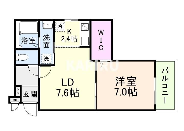 JTガーデン徳庵の間取り