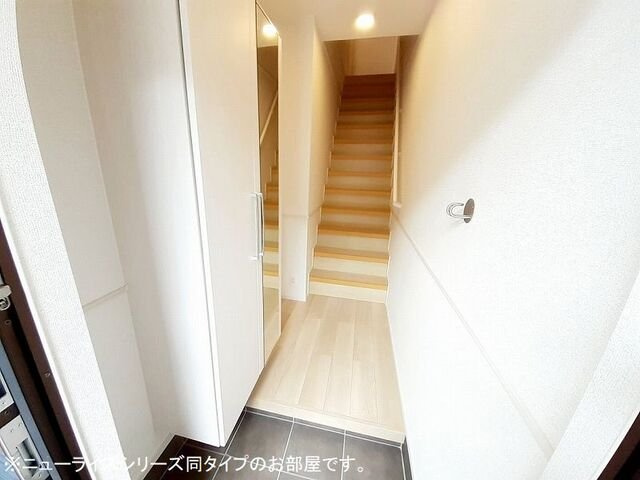 【玄関】 | フィールズイーストＢ | シンプルで使いやすい玄関です