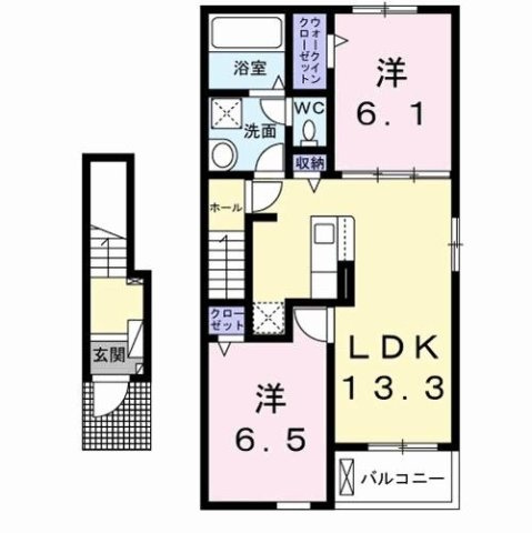 【間取り】 | フィールズイーストＢ