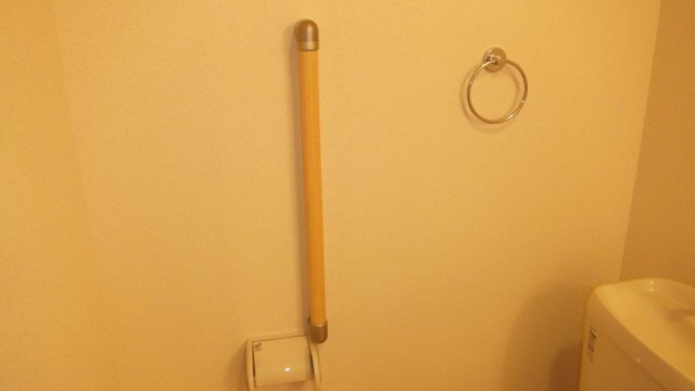 アーク船橋（海神）のトイレ|転倒防止の手すりが御座います