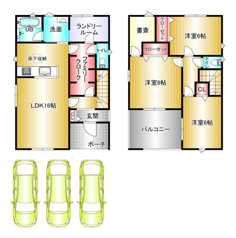 クレイドルガーデン和歌山市有本　第４の間取り