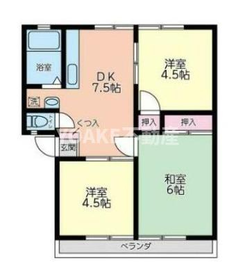 コーポ平澤の間取り