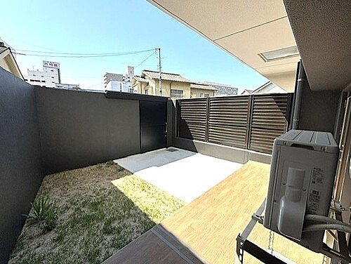 プレサンスロジェ岡山番町のその他|専用庭・テラス・専用自転車置場　※内装工事前