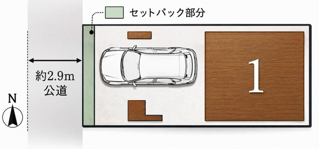 【区画図】 | 中原区上平間　新築戸建 | 区画図です