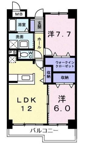 セントラルヴィレッジの間取り