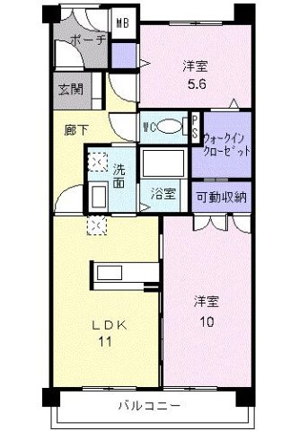 ヴィラ　アルビレオの間取り