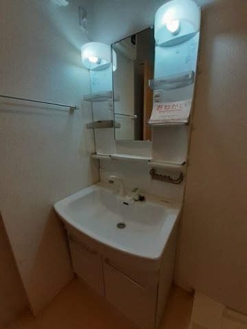 アルドールＶの洗面所|ゆったりとスペースのある洗面所
