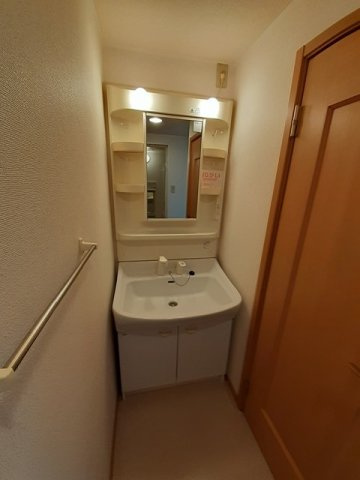 サンリットの洗面所|スペースが確保できる洗面所です