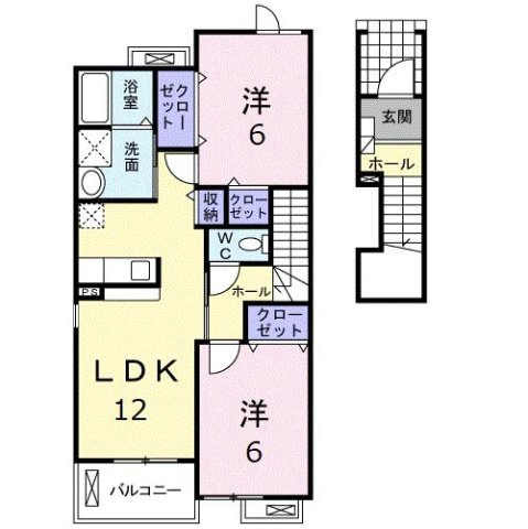 ポワールメゾンＤの間取り