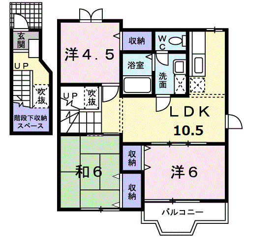 エミール　Ⅰの間取り