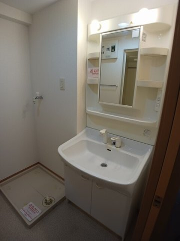 ピュアー双葉の洗面所|忙しい朝には欠かせない洗面所です