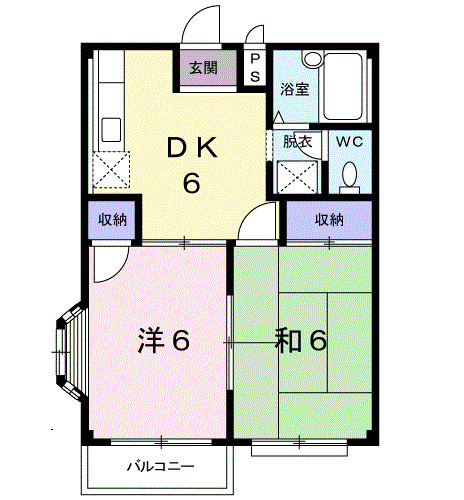 プラネット　Ⅱの間取り