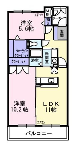 グランドヒルズヴィラの間取り