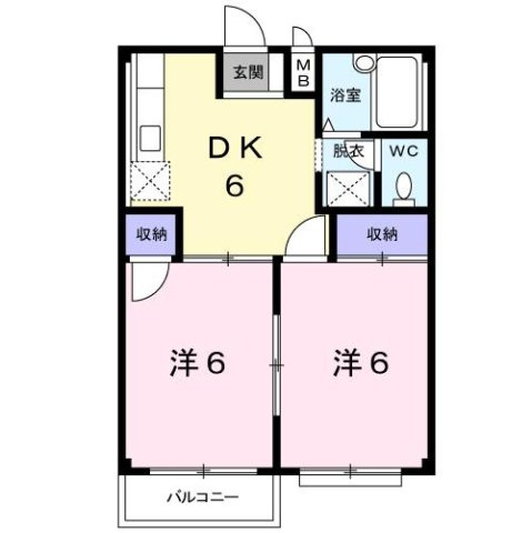 ハイツエイトの間取り