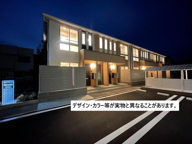 （仮）江田町新築アパートの外観|外観写真（夜）