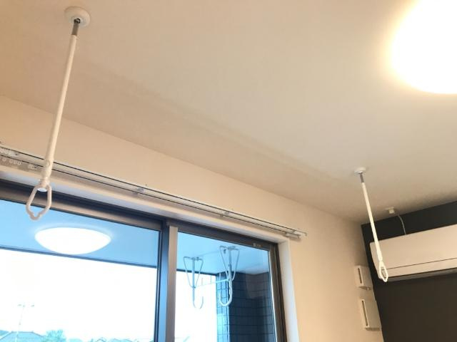 ブランカ　ビィータのキッチン|室内物干し