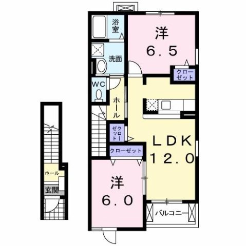 ヘブンリーブルーの間取り