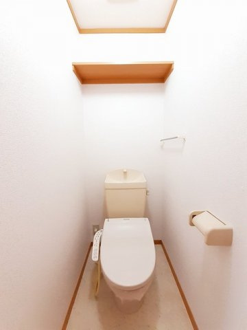 ソルジェンテＢのトイレ|トイレもきれいです