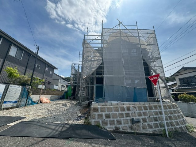 ーAdoble＋アドブルー小倉北区篠崎5丁目7期　【小倉北区　新築戸建て】の外観|現地撮影　2026,7,7　ーAdoble＋アドブルー小倉北区篠崎5丁目7期　【小倉北区　新築戸建て】