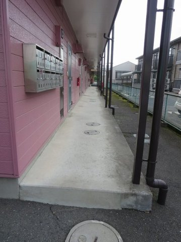 新井ハイツ　Ⅱのエントランス|毎日通るエントランスはこのようになっています