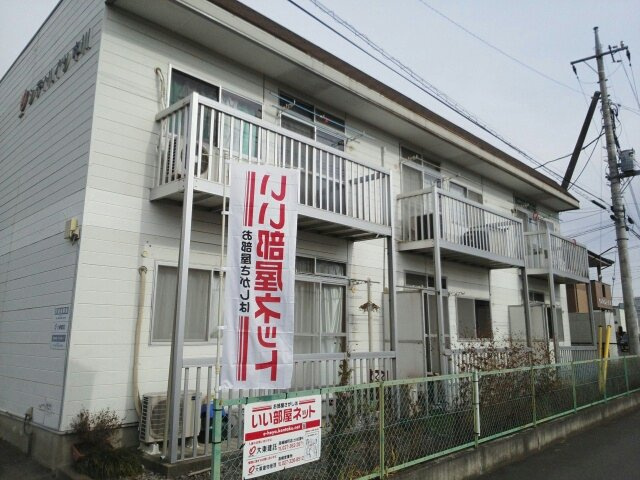 シティーハイツ中川　Ａの外観|外はこのようになっています
