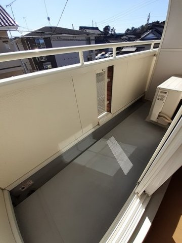 ノースヴィレッジⅢのバルコニー|陽当たり良好なバルコニーです