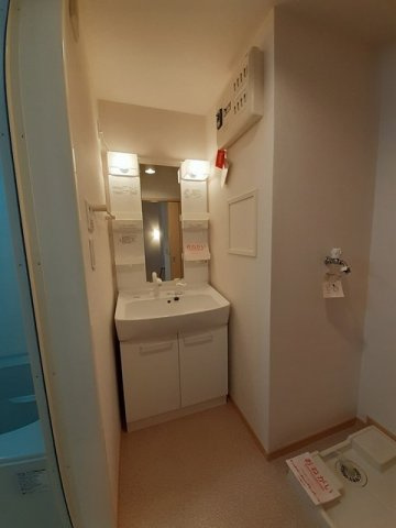 ノースヴィレッジⅢの洗面所|明るい洗面所です