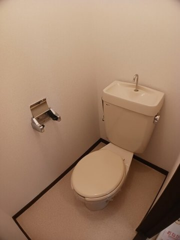 田胡ハイツ　Ｂのトイレ|シンプルで使いやすいトイレです