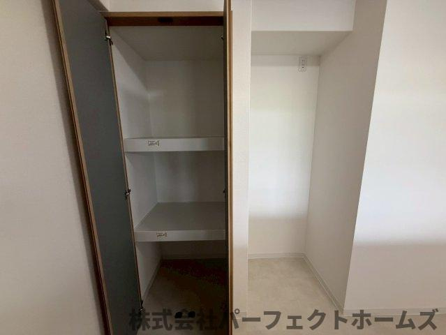 日興交野スカイマンションの収納|こまごまとしたものを収納できそうですね